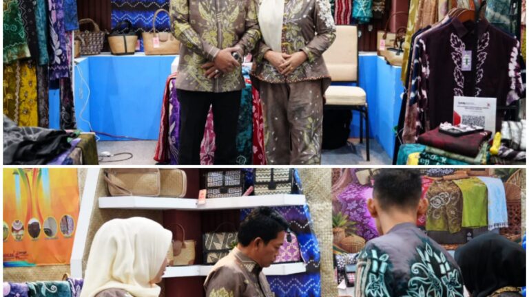 Bupati Abdul Hadi Kunjungi Stan Dekranasda Balangan di Kriyanusa