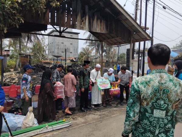 Wabup Balangan Akhmad Fauzi Tinjau Kebakaran di Murung Abuin