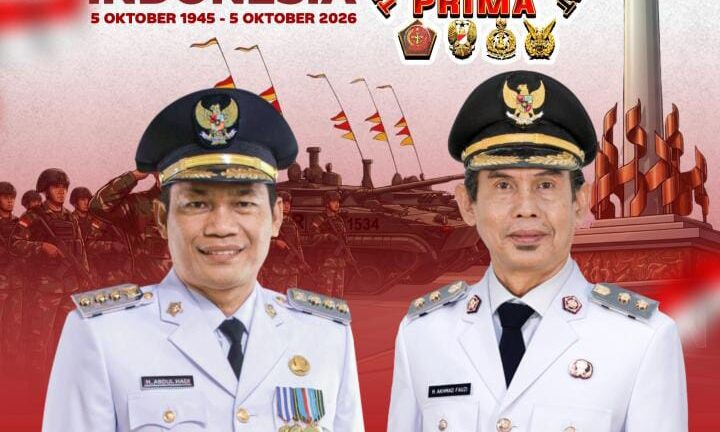 Bupati Balangan Abdul Hadi Ucapkan Selamat HUT ke-81 TNI