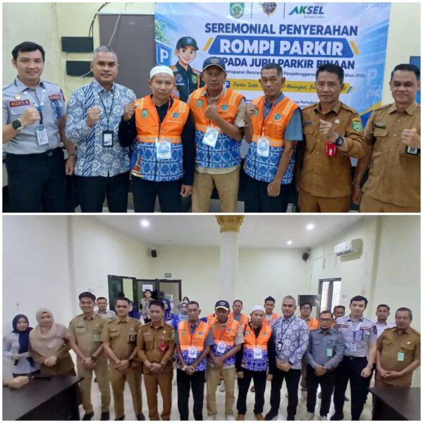 Dishub Balangan Bagikan Rompi Jukir dan Luncurkan SITATA Parkir