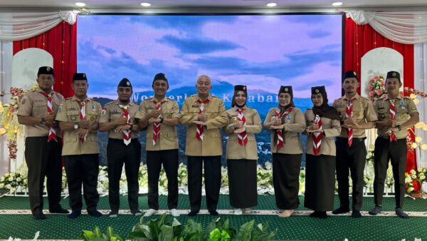 Kwarcab Balangan Hadiri HUT Pramuka ke-65 Kalsel di Kotabaru
