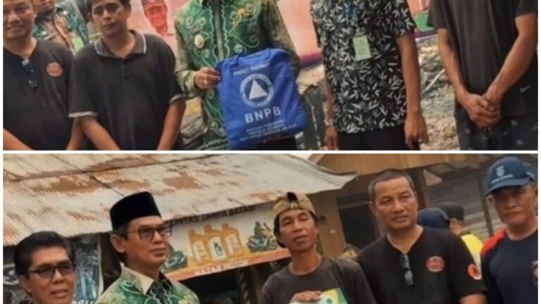 Wabup Balangan Salurkan Bantuan Kebakaran