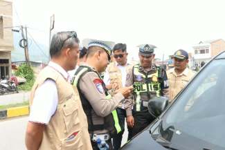 Razia Gabungan PKB Digelar di Samosir, Bapenda Dorong Warga Taat Pajak